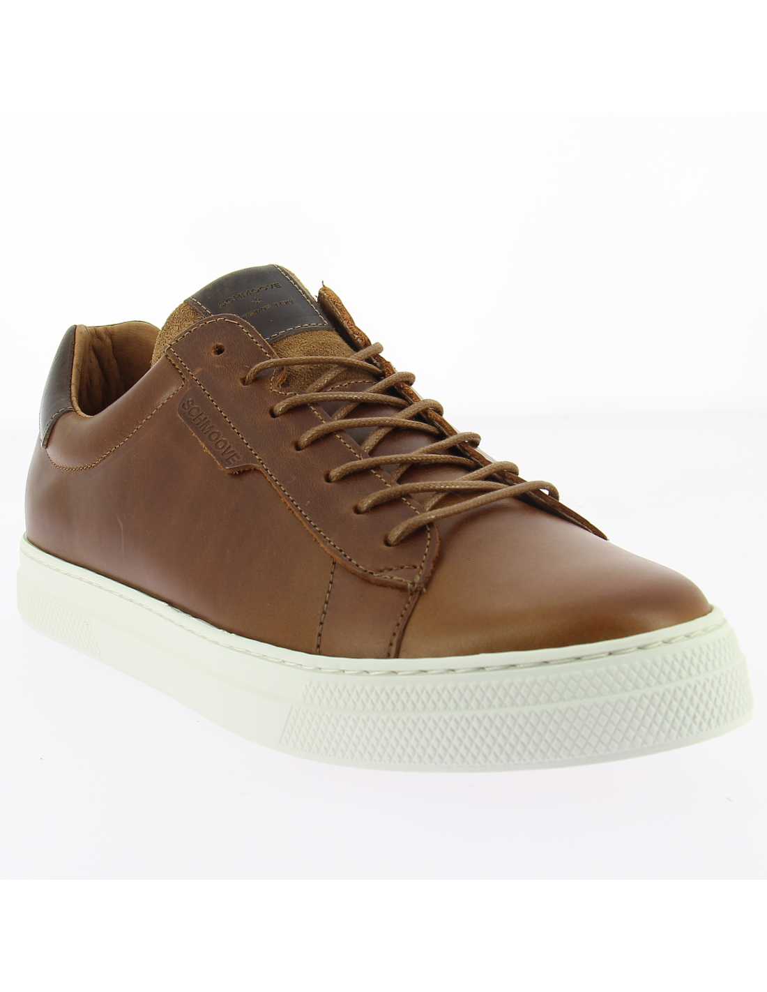 schmoove baskets de ville homme spark clay cuir marron