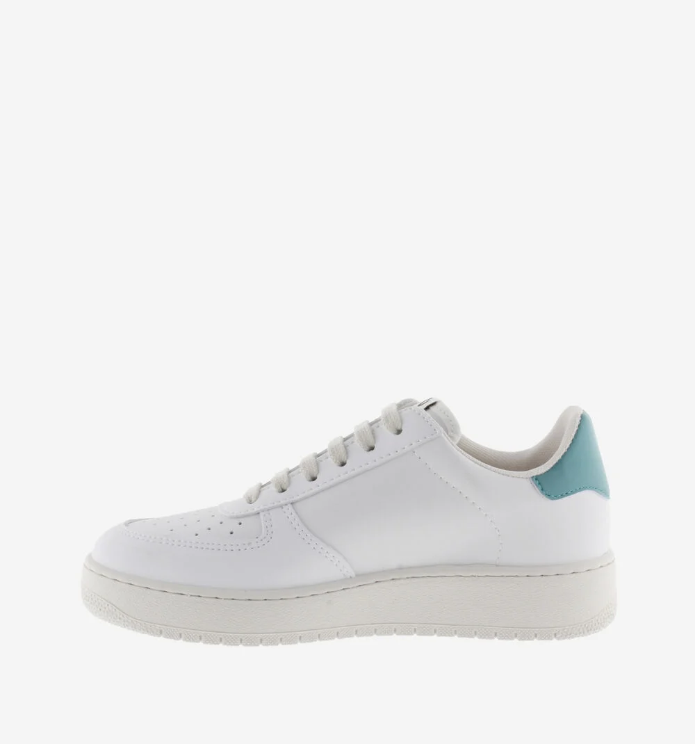 MADRID EFFET CUIR CONTRASTANT Baskets sport unisexe FUCSIA