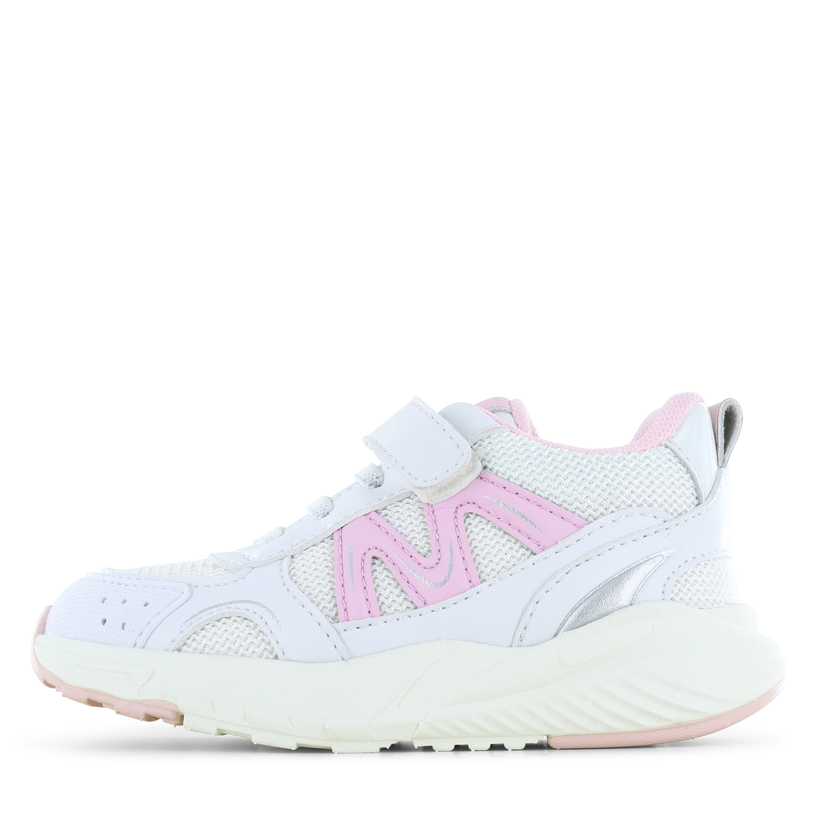 Go Banana’s witte sneaker Mesh, Microfiber leer | Meisjes schoenen