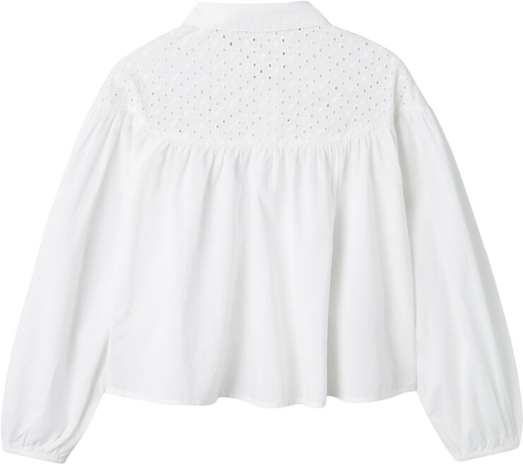 Name It NKFTORA LS SHIRT Hvid