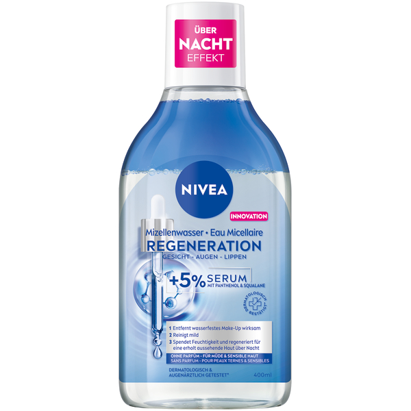 Nivea Mizellenwasser<br>400 ml, Flasche, Regeneration 5% Serum