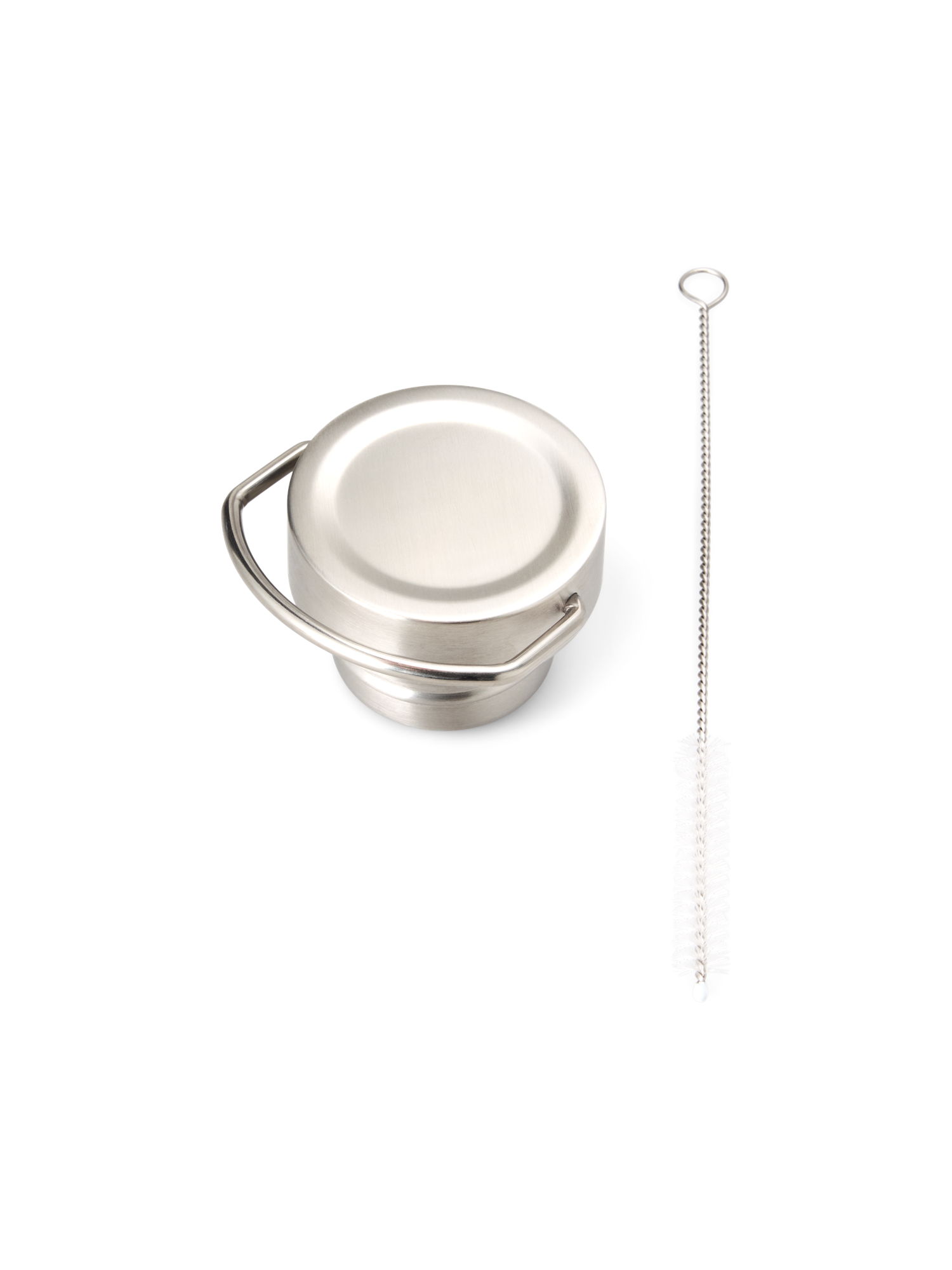 Termoflaske 350 ml | Rustfrit stål. 23 x 10 x 8 cm. | Off White | Fresk