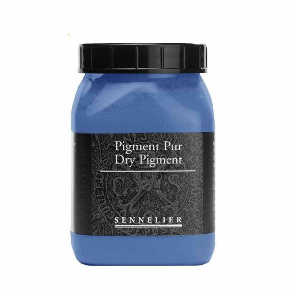 Pigment pour création de peinture - pot 60 g - bleu outremer clair
