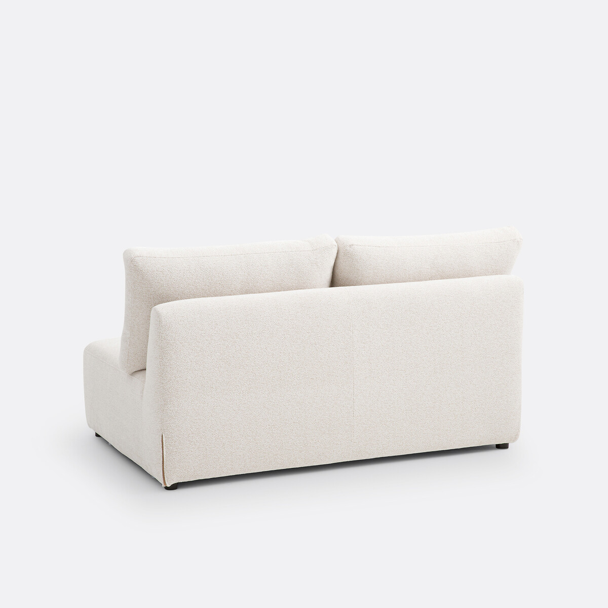 LA REDOUTE INTERIORS<br>Sofá modular de 2 lugares, tecido texturizado, Monica