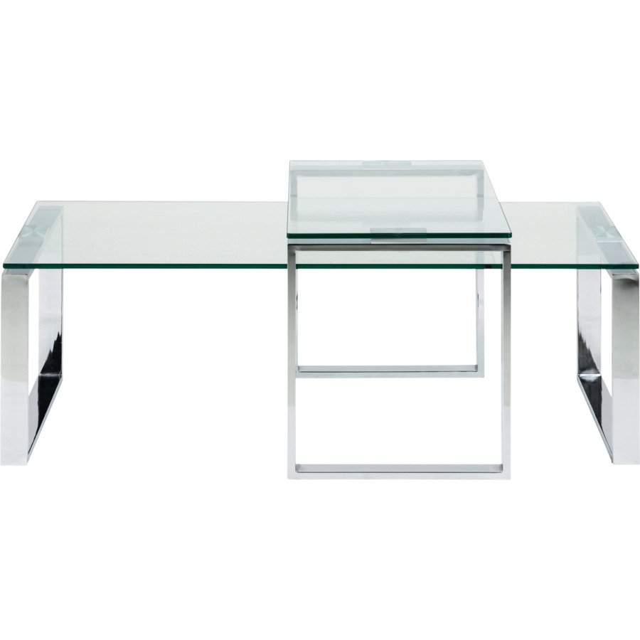Salontisch Katrine Rauchglas 2er-Set