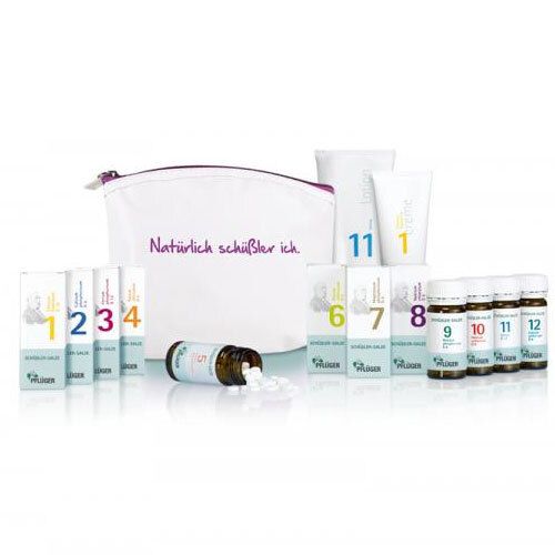 Biochemie Haus-/Reiseapotheke Pflüger 1-12 Tabletten + 1 & 11 Creme