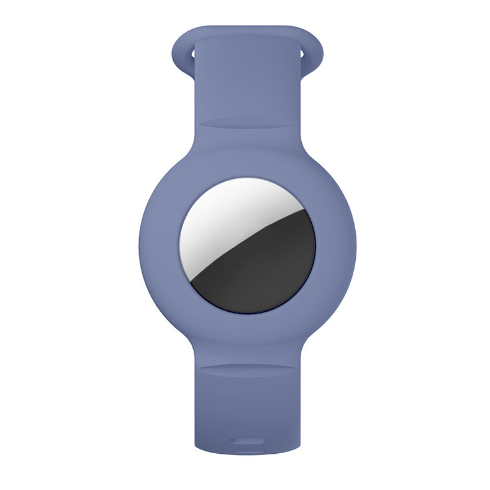Apple AirTag Silikon Sport Armband (Gelenkumfang 140-220mm) - Navy Blau