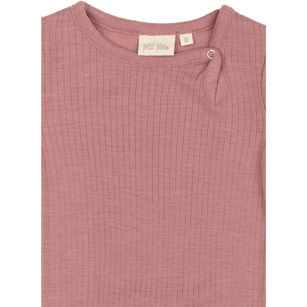 Køb Petit Piao Nostalgic Rose PPDante Body L/S Merino Uld