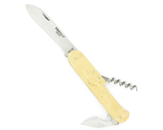 Musicien - Femme aux Sabots - INOX - 3 Pièces Couteau de poche par Coursolle