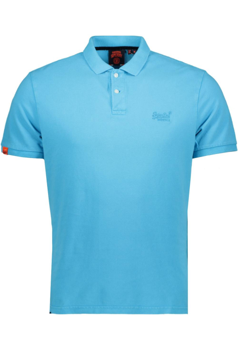 Superdry blauwe heren polo