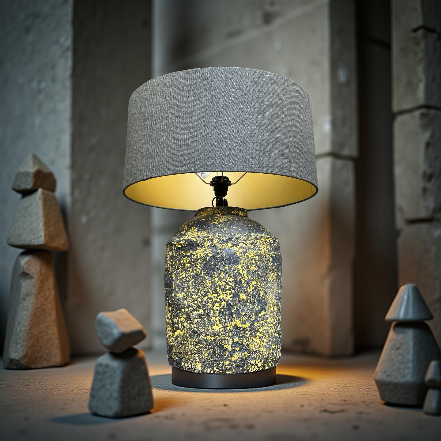 Lampenvoet Papier-mache uniek