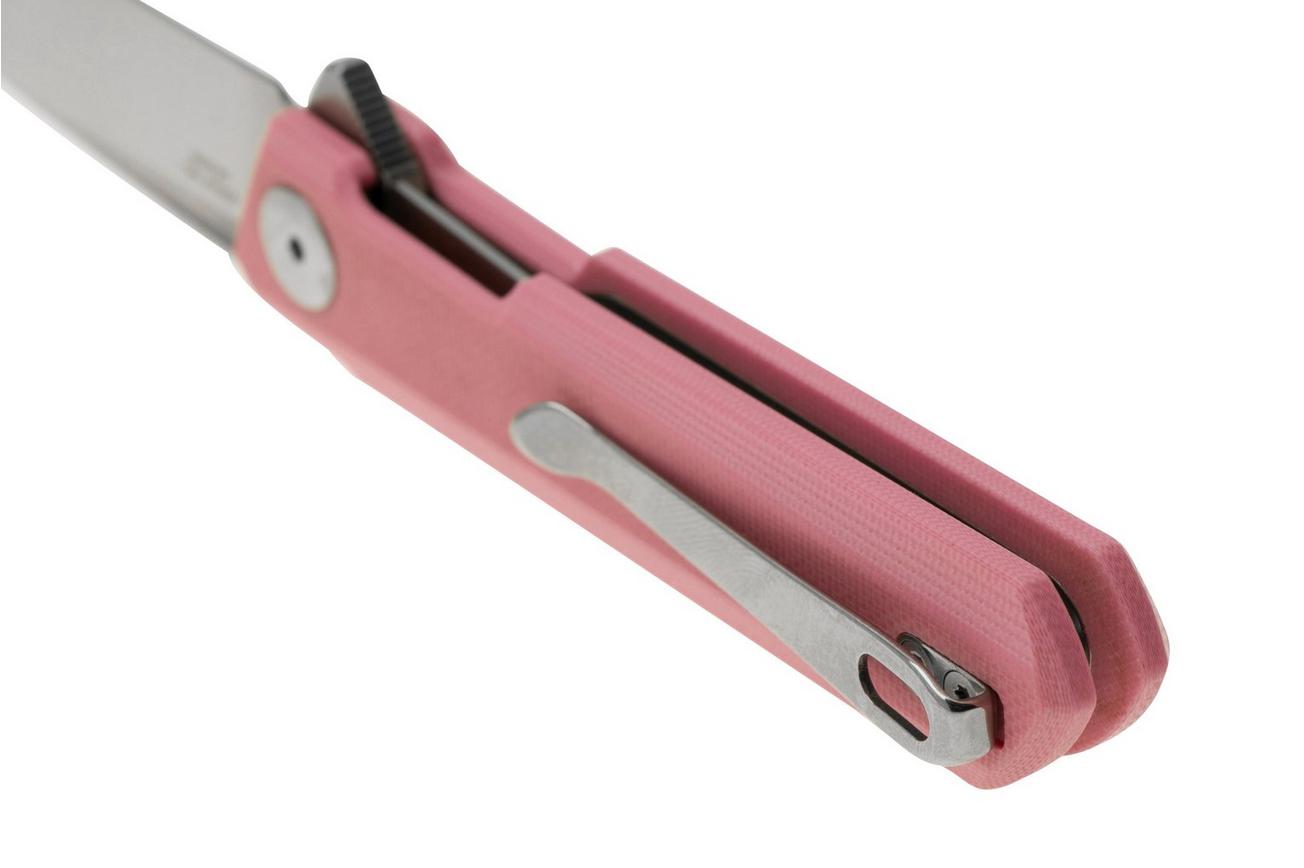 Bestechman Mini Dundee BMK03B Pink G10, zakmes