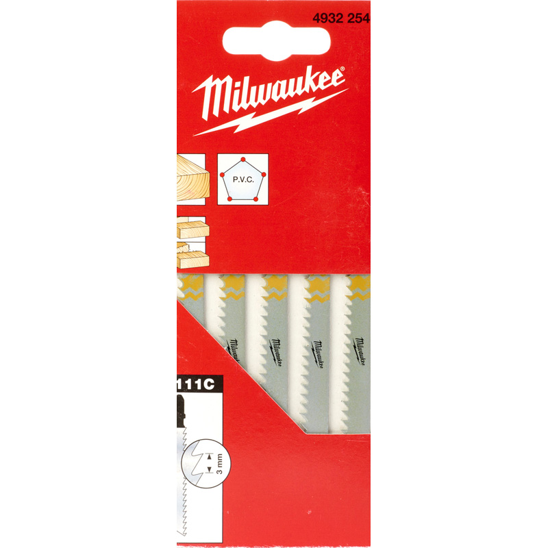 Milwaukee decoupeerzaagblad hout T111C 75x3mm