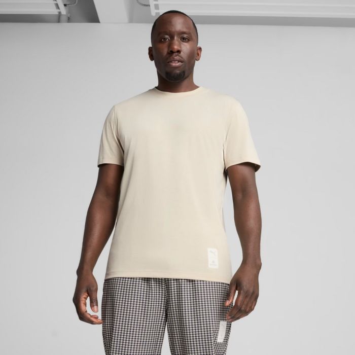 Puma Unisex T-shirts SS Tee Saysky Brun
