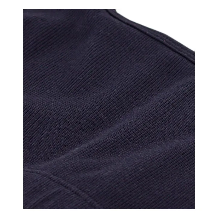 Petit Bateau Brassière Côtelée - Collection Femme | Bleu marine