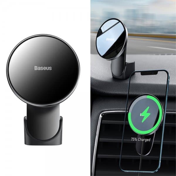 Baseus Bilhållare Big Energy Trådlös laddning MagSafe