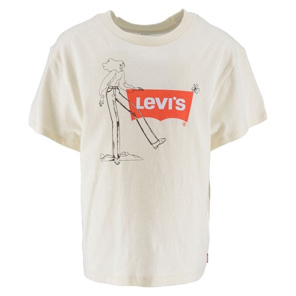 Oversized Graphic T-Shirt Antique White