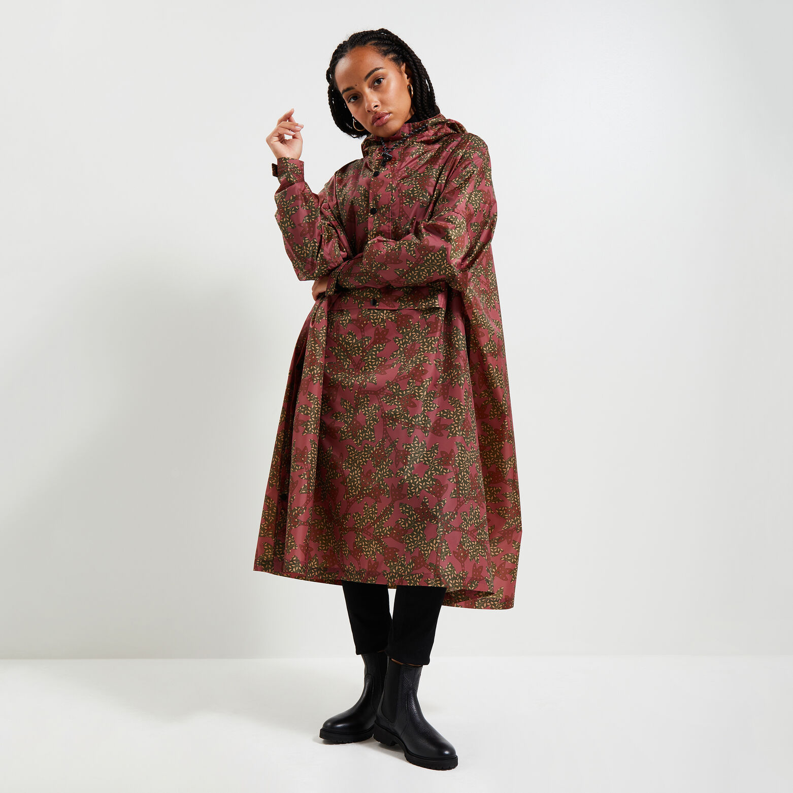 Poncho imperméable femme