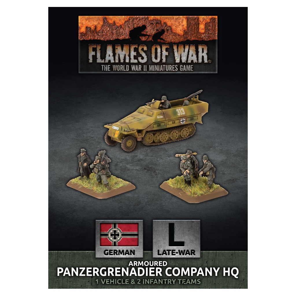 Flames of War - Armoured Panzergrenadier Company HQ