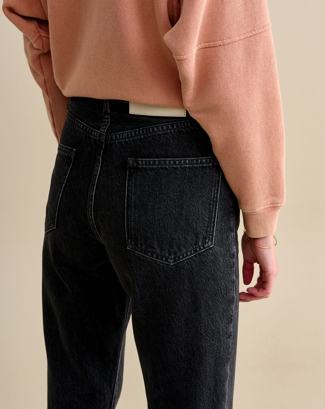 Bellerose Jean droit Pound vieux noir