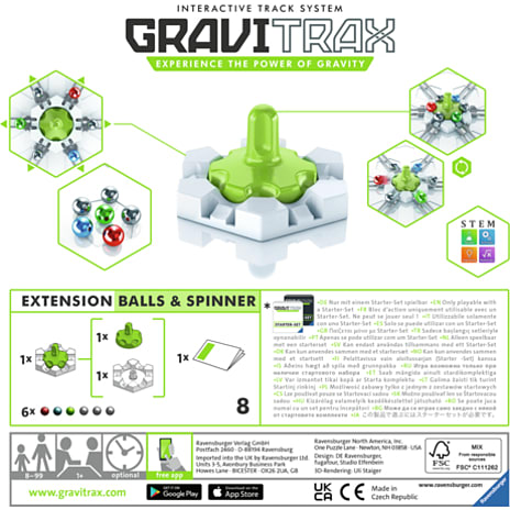 GraviTrax balls & spinner