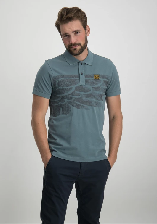 PME Legend Polo met opdruk PPSS2403864