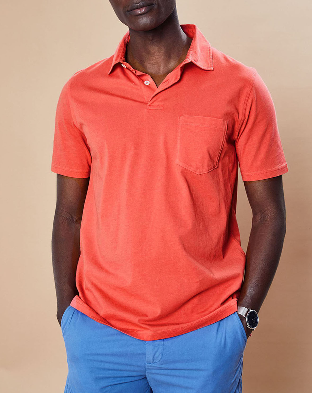 Hartford Polo Jersey Ss rouge