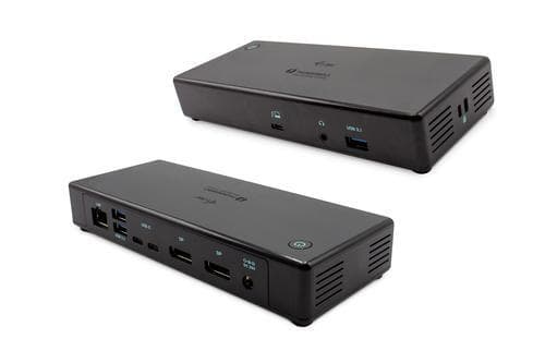 i-tec TB3CDUALDPDOCKPD, Ledningsført, Thunderbolt 3, 85 W, 3,5 mm, 10,100,1000