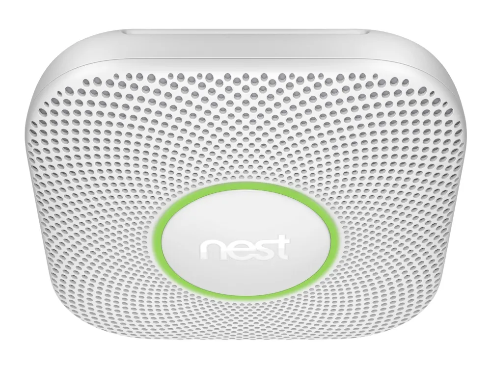 Nest Protect 2nd Generation - Flerfunktionssensor - trådløs - 802.11b/g/n, Bluetooth 4.0, 802.15.4 - hvid