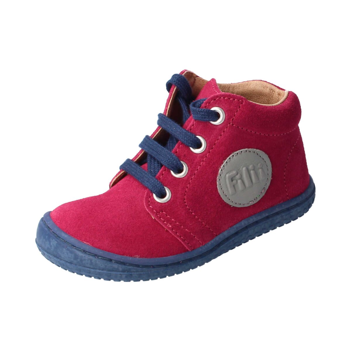 202111-6 GECK velours leather pink laces Weite/M
