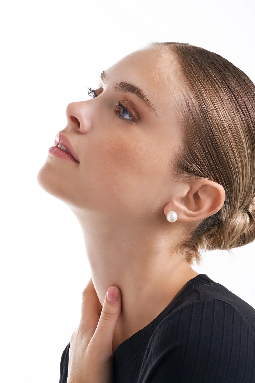 Ohrstecker - White Nacre