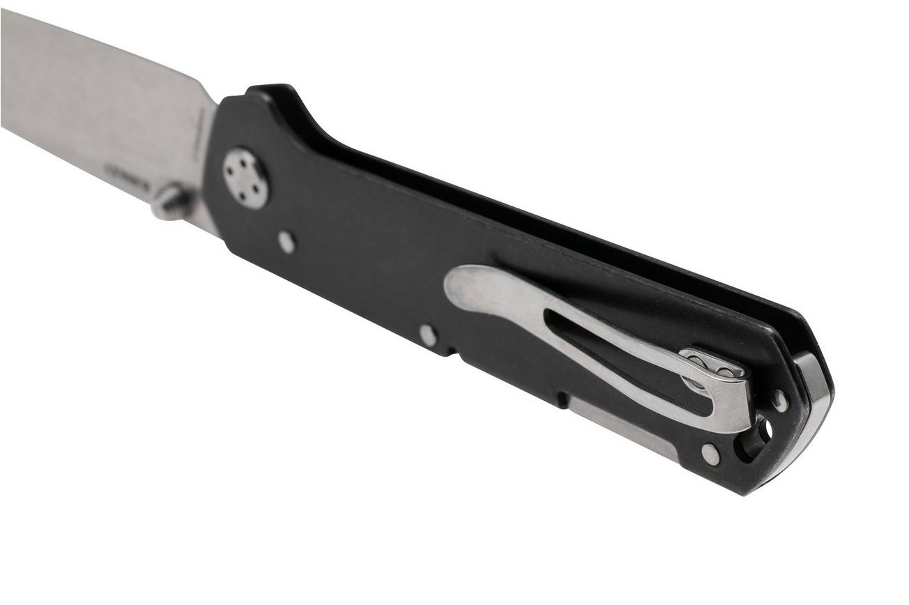 Böker Kihon Bifold 110314, Stonewashed CPM MagnaCut, Black Stainless Steel zakmes, Lucas Burnley design