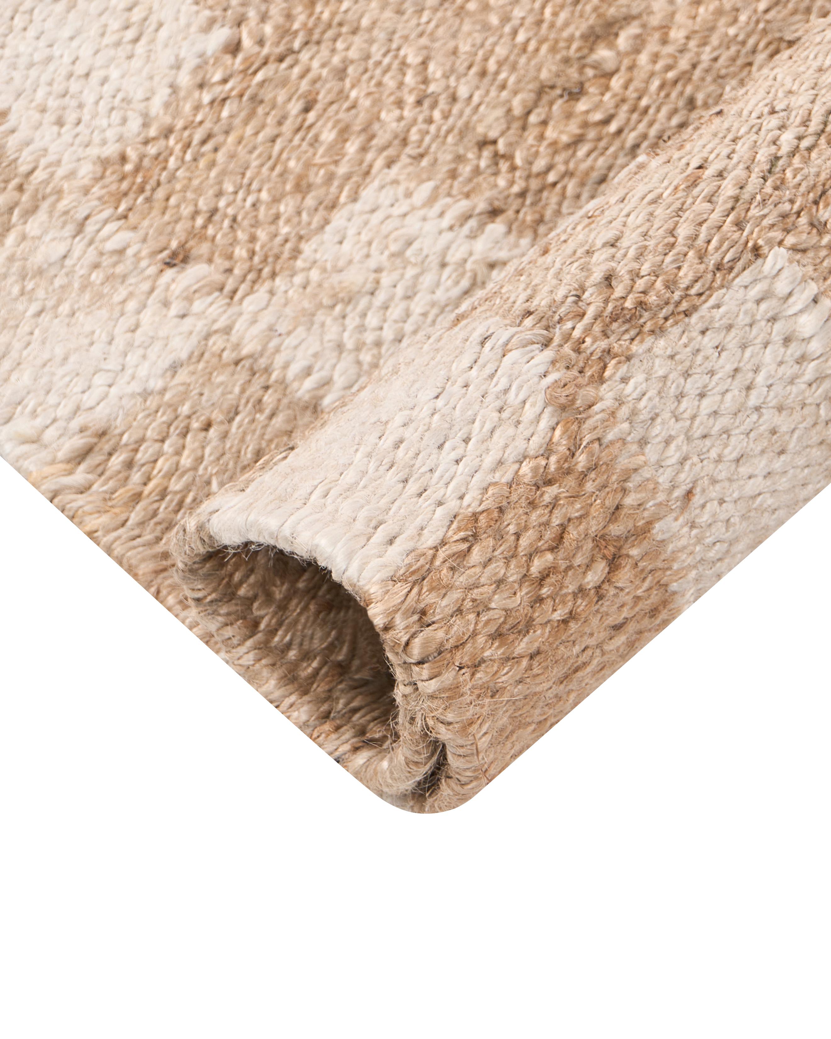 Vloerkleed BEED Lichtbeige 160 x 230 cm Jute