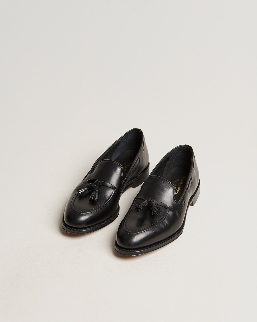 Loake 1880 Russell Tassel Loafer Black Calf