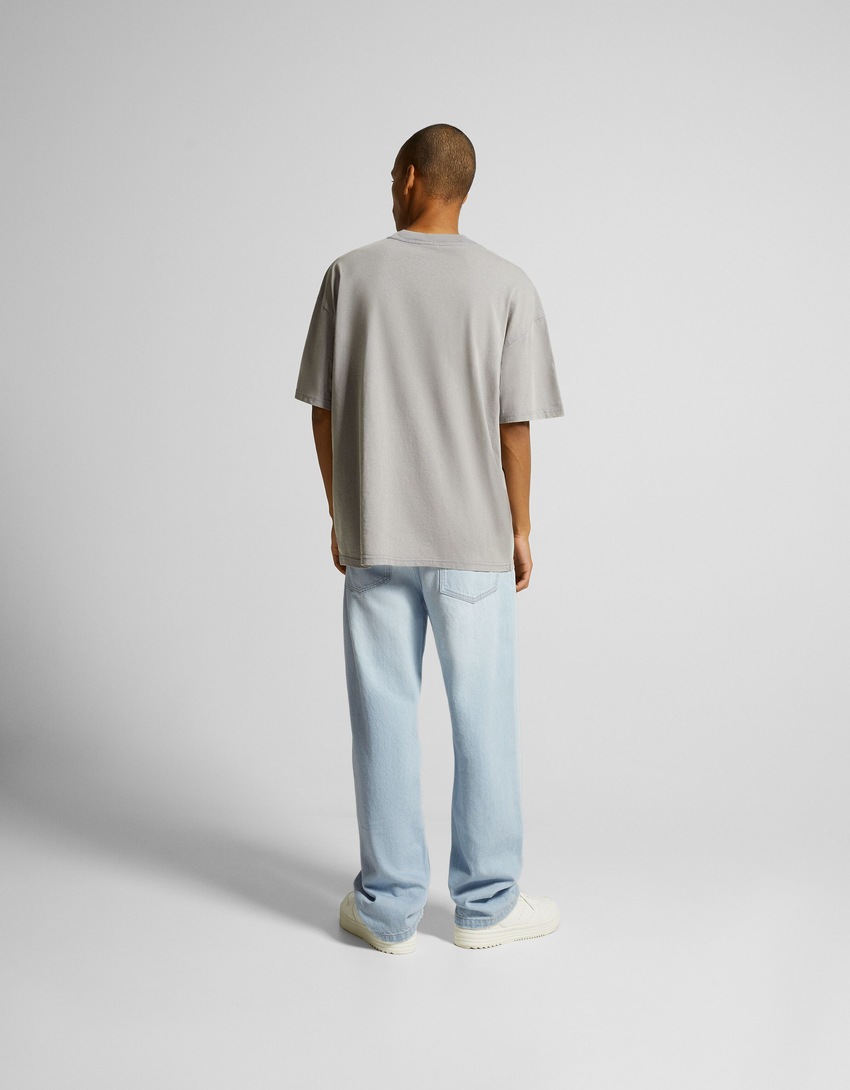 calças jeans largas