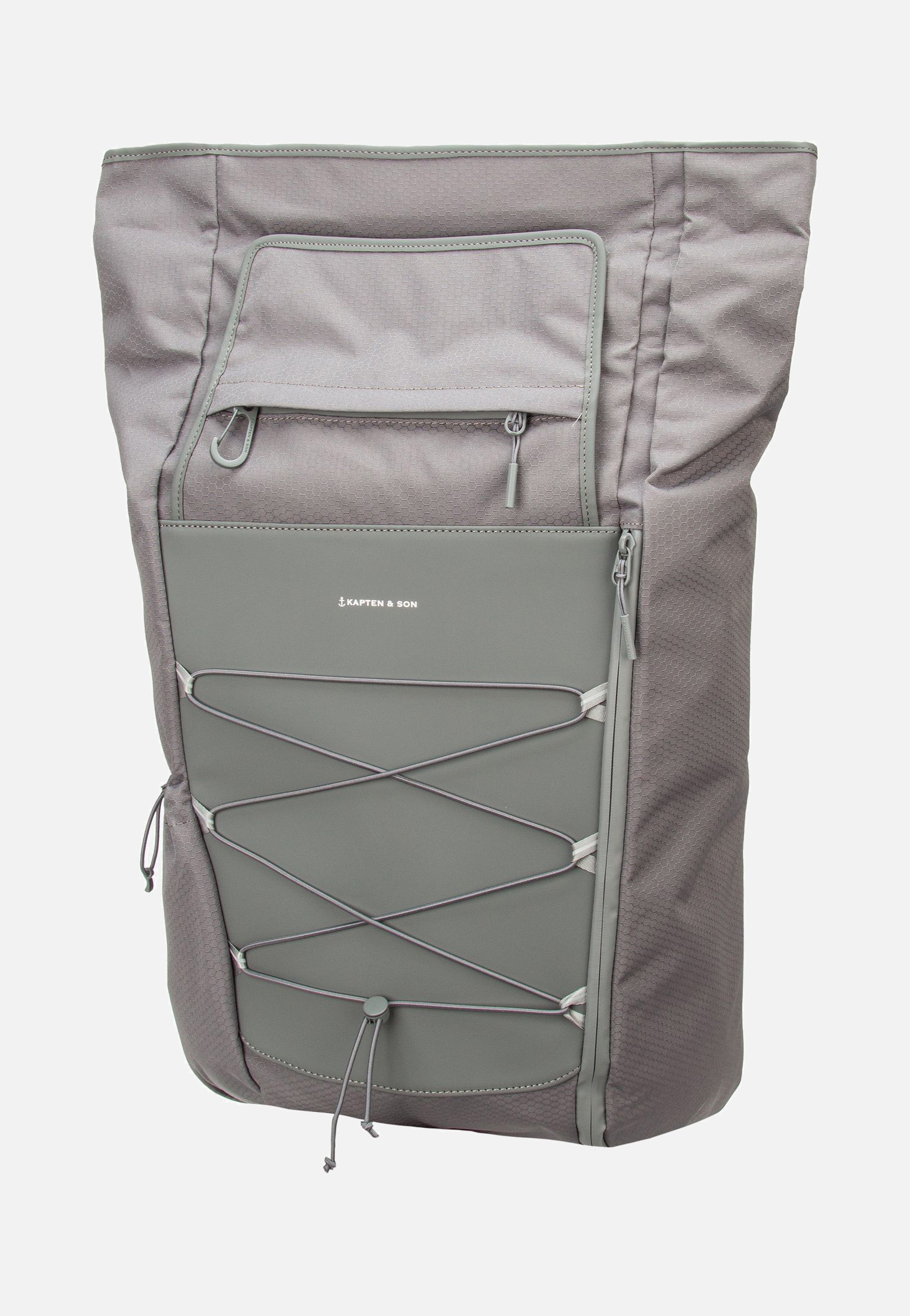 Banff Stone Grey - Rolltop Rucksack