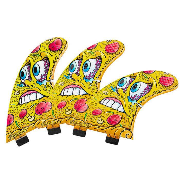 3DFINS Go Hard Pizza - Thruster FCS - Medium