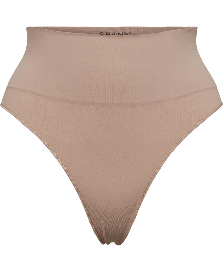 Spanx EcoCare Seamless Shaping Thong Toasted oatmeal