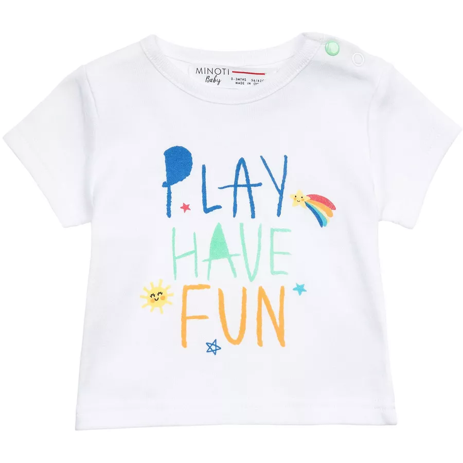 MINOTI 3er-Pack T-Shirts Weiß