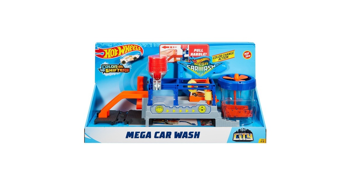 Hot WheelsCity - Mega Car Wash Speelset