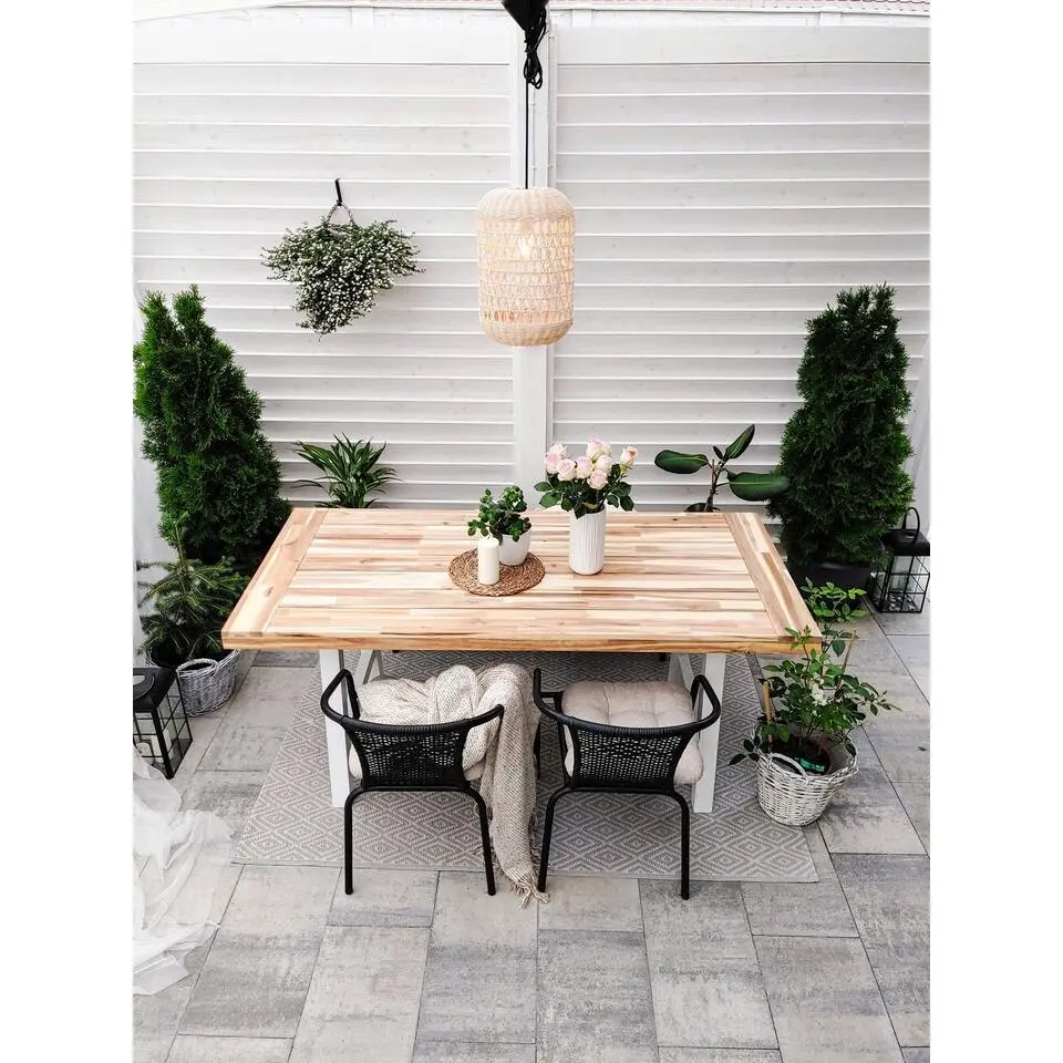 SCANIA - Tuintafel - Lichte houtkleur - 80 x 170 cm - Acaciahout