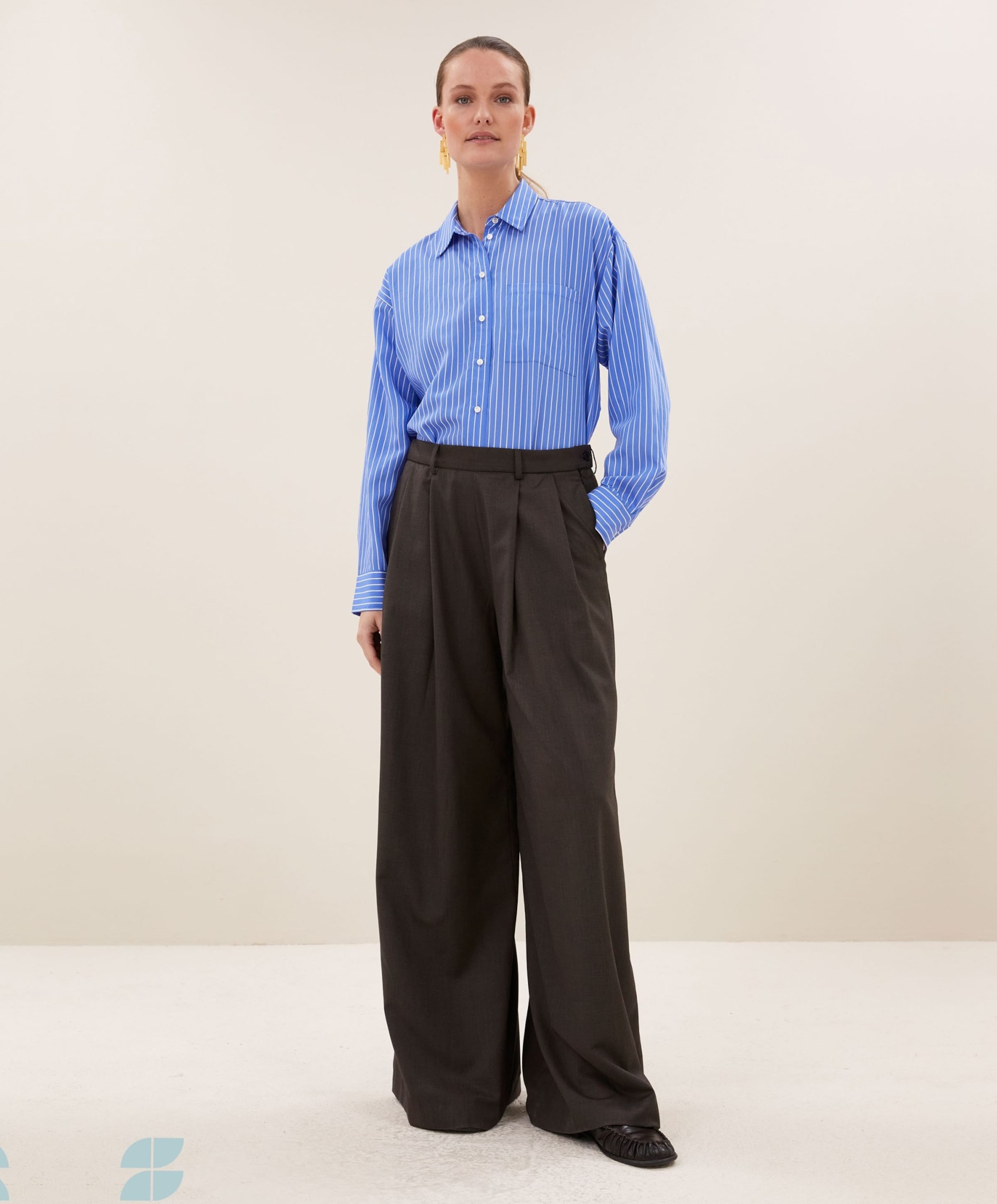 by-bar Dames blouse blauw