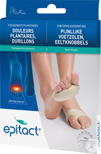 Epitact Coussinets Douleurs Plantaires Durillons A l'Epithélium Taille L 42-45 Paire 1 (CC2614)