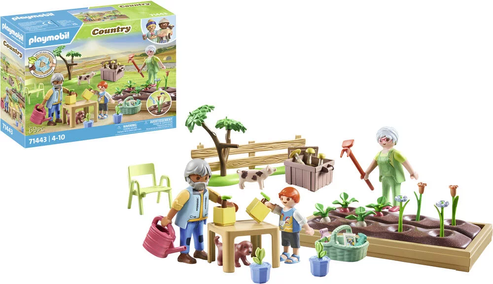 GRANDS-PARENTS ET POTAGER - 71443