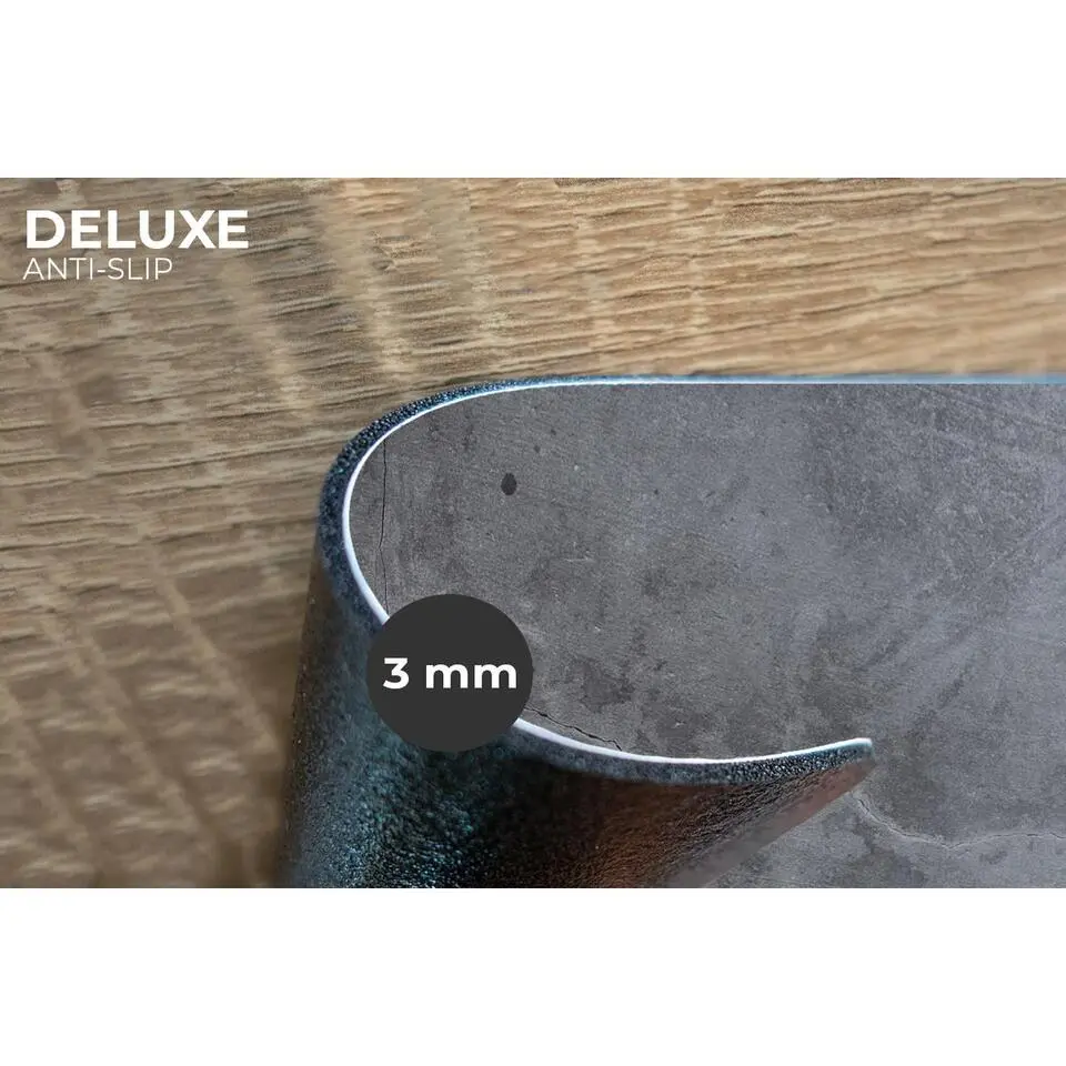 MuchoWow Placemat (6stuks) 45x30cm Industrieel Beton Grijs