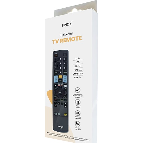 Sinox sxr2010 universal fjernbetjening