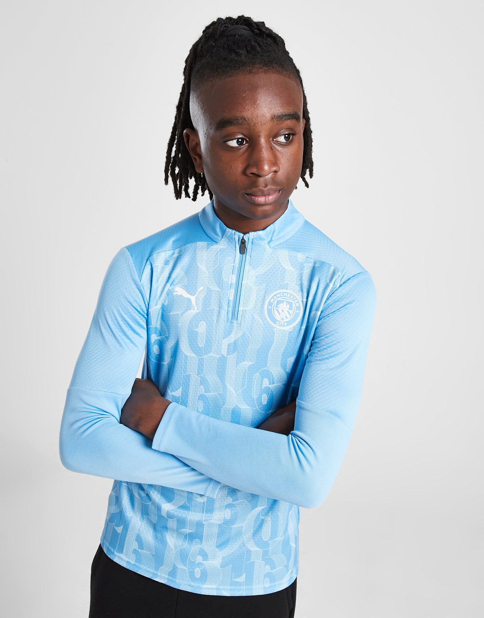 Puma Haut Zippé Manchester City FC Junior