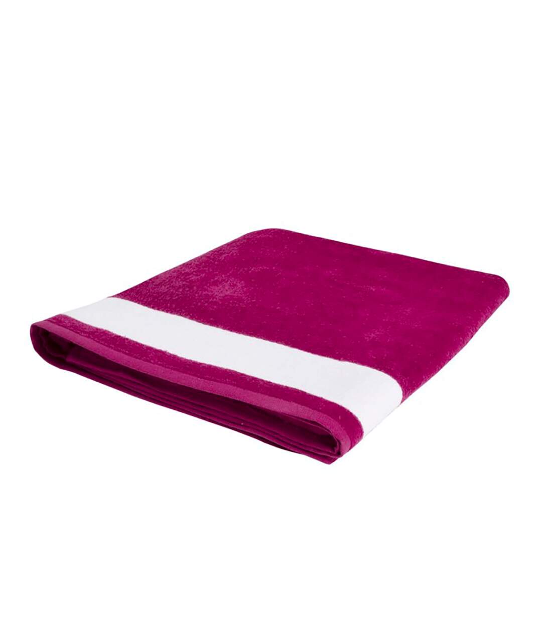 SOLS Lagoon - Serviette de plage (Fuchsia/Blanc) (Taille unique) - UTPC2399