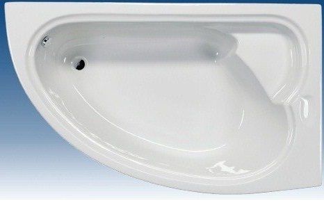 Badstuber London hoekbad 165x95cm rechts wit