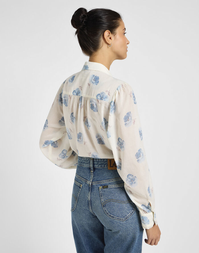 Lee SHIRRED BLOUSE Multi